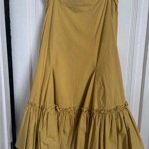 Anthropologie Casual Mustard Yellow Women's Skirt